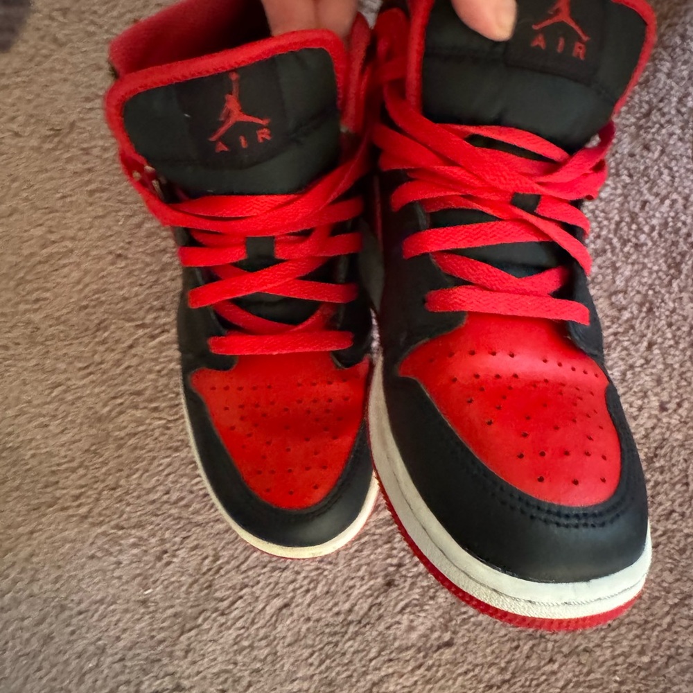 Jordan Kids Sneakers Black Red